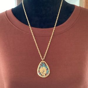 Vintage Native American Pendant Necklace
